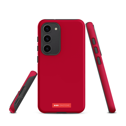 Solid Color Dark Red Samsung Galaxy Case - Pantone® 200