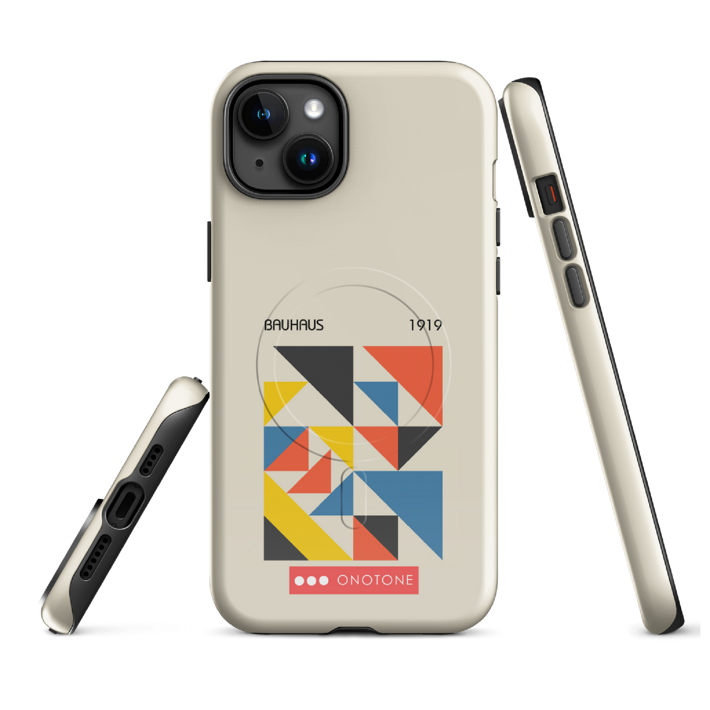 Dual Layer Bauhaus modern iPhone® Case